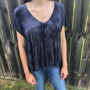 American Eagle “Soft and Sexy” tie-dye peplum